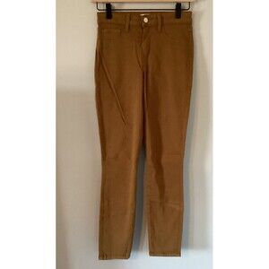 L’AGENCE Margot Women’s Cognac Brown Skinny Pants Size 25
